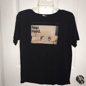 Nap hard. Zara T Shirt